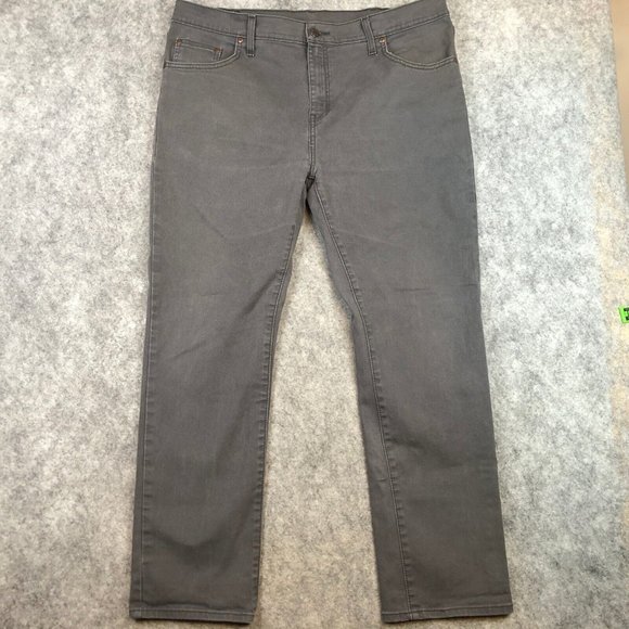 Faded Glory Other - Faded Glory Jeans 38x30 Mens SKinny Fit Mid Rise Solid Gray Stretch Cotton Blend